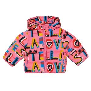 Stella McCartney kids Stella Loves Puffer Jacket Pink size 4 years